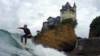 Surfing under castles in FRANCE  European adventure [upl. by Hughes]