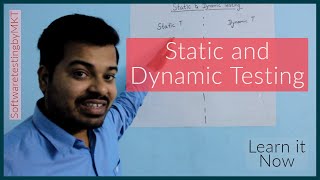 Static and Dynamic Testing  SoftwaretestingbyMKT [upl. by Aluin724]