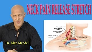 Neck Pain Release Stretch How to Decompress Pinched Nerve  Dr Mandell [upl. by Dimitris629]