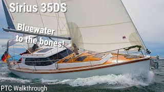 Sirius 35DS Decksalon Bluewater Cruiser Sailboat Tour 2021 PTC Review [upl. by Garlen]