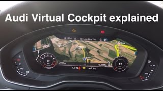 Audi Virtual Cockpit explained [upl. by Jordanson309]