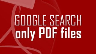 Find only PDF files using Google Search [upl. by Annoj]