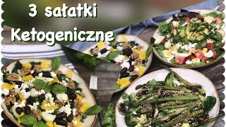 3 sałatki KETO przepisy ketogeniczne 🥑🥦🥬 [upl. by Narcissus5]