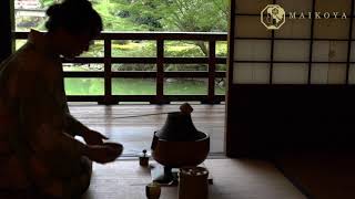 Tea Ceremony Kyoto Maikoya Japan [upl. by Odrick]