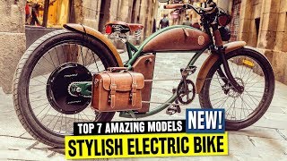 7 New Electric Bikes w Old School Designs and Retro Bicycle Accessories [upl. by Russom754]