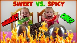 SWEET vs SPICY CHALLENGE  Magic Box Toys Collector [upl. by Cimbura]