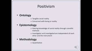 Research Paradigms  Philosophy of Research [upl. by Leola]