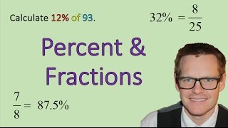 Percent and Fractions Simplifying Math [upl. by Faux]