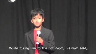 Adwaith Standup Comedy Routine  Valley Christian Elementary School Talent Show [upl. by Schroder14]