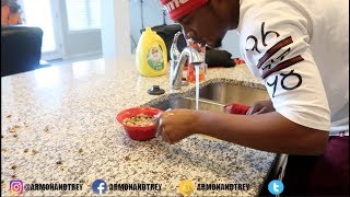 DOG FOOD IN CEREAL PRANK ON BROTHER [upl. by Aracot]