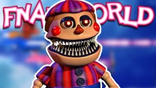 UNLOCKING NIGHTMARE BB Ep 22  FNaF World  UPDATE 2 [upl. by Moffit]