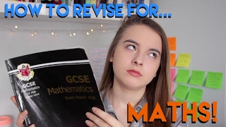 HOW TO REVISE MATHS  GCSE and General Tips and Tricks [upl. by Dag]