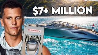 Inside Tom Bradys 7 Million Dollar Wajer 55S Yacht  Famous Fashion [upl. by Avon]