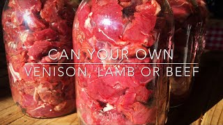 Canning Meat Super Easy Raw Pack [upl. by Bronwyn]