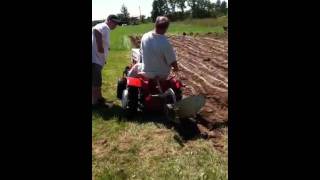 How to Plow or Plough a Field with a Tractor [upl. by Ydwor481]