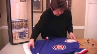 How To Frame A Sports Jersey [upl. by Peednus]