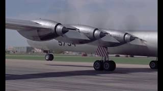 Six Turning Four Burning  Convair B36 quotPeacemakerquot HD [upl. by Assillem]