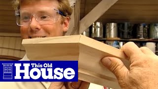 How to Cut Crown Molding  This Old House [upl. by Ydaj]