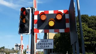 Lymington Town Level Crossing Hampshire [upl. by Ana843]