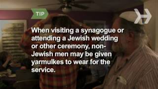 How to Wear a Kippah Yarmulke [upl. by Ahteres]