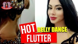 Most Amazing Belly Dance Flutter Technique Yulianna Voronina Belly Dancer [upl. by Heidt]