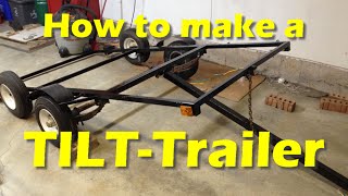 Making a DIY TILTTrailer Part 1 [upl. by Adnamra]