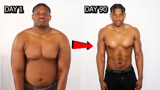 Crazy 90 Day Transformation During LOCKDOWN  NO GYM [upl. by Ylrad813]