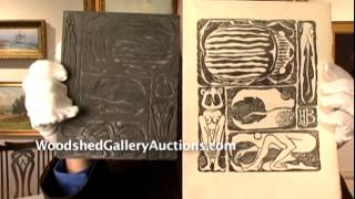 Identifying Prints How To Recognize Woodcuts  Linocuts [upl. by Nivel219]