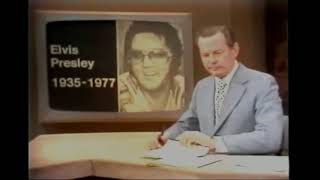 Elvis Presley News Report of his death  August 16 1977 [upl. by Neilson]