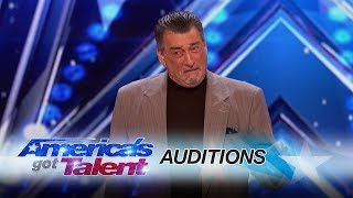 DeNiro Guy Celebrity Impersonator Brings His Talents To AGT  Americas Got Talent 2017 [upl. by Hsital909]