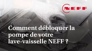 Comment débloquer la pompe de votre lavevaisselle NEFF [upl. by Decima]