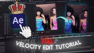 Full Velocity Edit Tutorial After Effects [upl. by Bernarr]