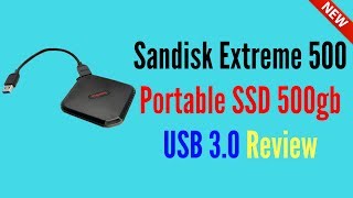 Sandisk Extreme 500 Portable SSD 500GB USB 30 Review [upl. by Arretak378]