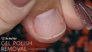 How to Properly Remove Gel Polish EFile Method [upl. by Ardnoek]