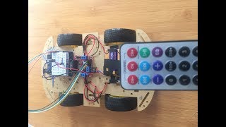 HOW TO CONTROL 4WD ROBOT SMART CAR USING IR REMOTE WITH ARDUINO [upl. by Anitsihc6]