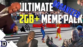 ULTIMATE Organized Meme Pack 2GB w download  videos sounds amp more [upl. by Amatruda]