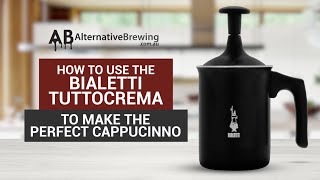 How to Use the Bialetti Tuttocrema Milk Frother [upl. by Dnomal]