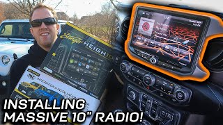 Wrangler JL  DIY Radio Install HEIGH10  HIGH END Sound amp TONS of features [upl. by Neelahs]