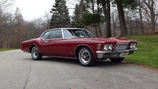 1971 Buick Riviera GS Gran Sport in Vintage Red amp 455 Engine Sound  My Car Story with Lou Costabile [upl. by Vitek]