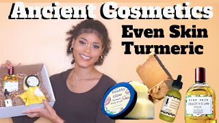 I Tried Ancient Cosmetics Even Skin Turmeric Products [upl. by Hennahane]