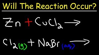 Chemistry  Will The Reaction Occur [upl. by Kara]