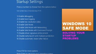 How to boot Windows into Safe Mode Windows Startup Settings [upl. by Ashelman]