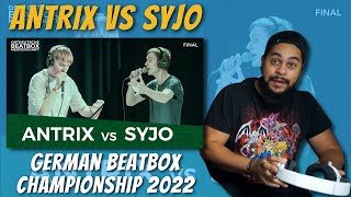 ANTRIX VS SYJO  Loop FINAL  East German Beatbox Championship 2022  REACTION [upl. by Ademordna]