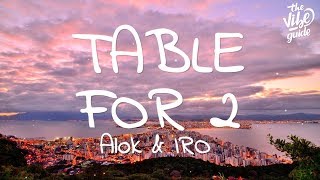 Alok amp IRO  Table For 2 Lyrics [upl. by Jennilee]