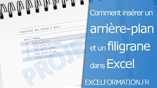 Comment ajouter un arrièreplan et un filigrane sur Excel [upl. by Iyre]