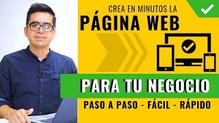 Cómo Crear Una Página Web para Mi Negocio ▶︎ Desde Cero Paso a Paso Profesional y Seguro 👌 [upl. by Iznik]