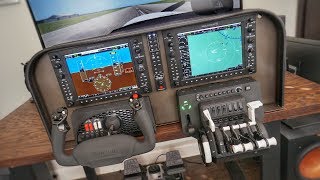 EPIC Home Flight Sim Cockpit  HONEYCOMB  RealSimGear G1000  SLAVX  XPlane 11 [upl. by Assirual]