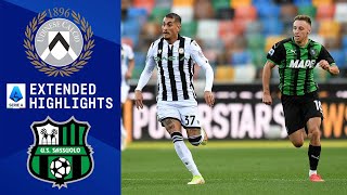 Udinese vs Sassuolo Extended Highlights  Serie A  CBS Sports Golazo [upl. by Yemerej523]