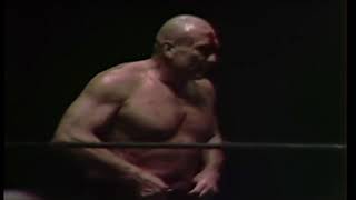 Bruiser Brody vs Mongolian Stomper with Buck Robley [upl. by Hanahsuar]