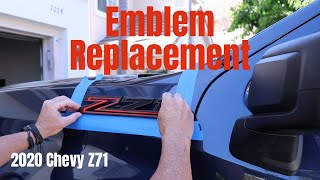 Chevy Truck z71 emblem replacement [upl. by Pani]